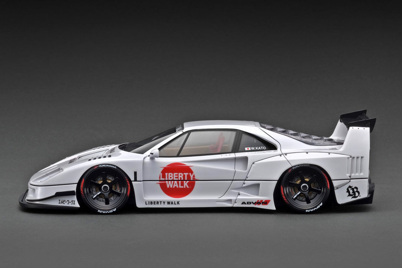Ignition Model 1:18 LB-WORKS Ferrari F40 White