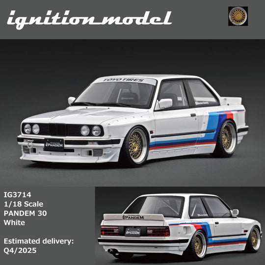Ignition Model 1:18 PANDEM BWM E30 White IG3714 – Little Luca's Toys