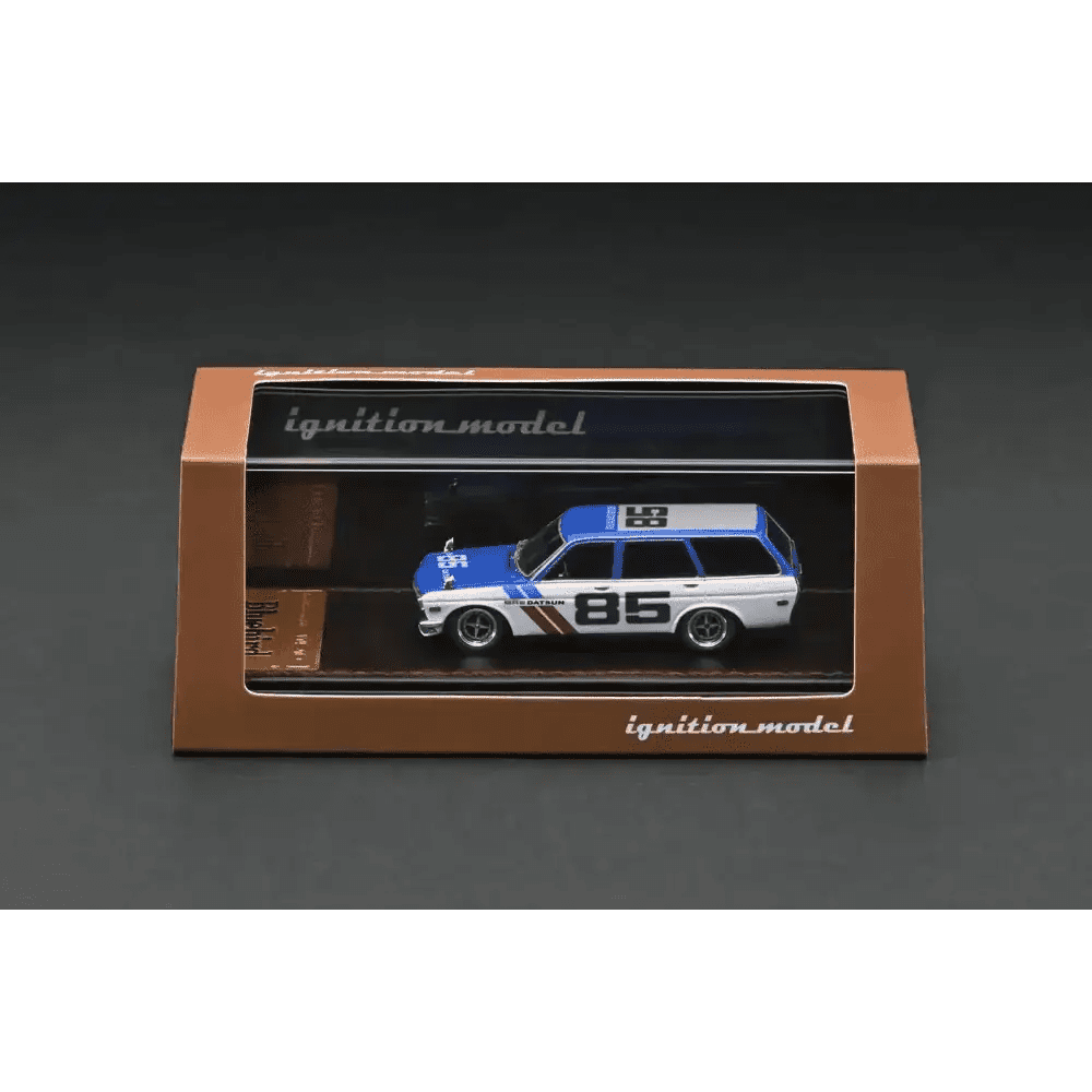 Ignition Model 1:64 Datsun Bluebird 510 Wagon Blue IG2930