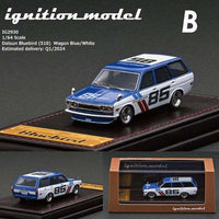 Thumbnail for Ignition Model 1:64 Datsun Bluebird 510 Wagon Blue