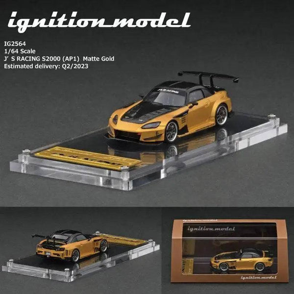 Ignition Model 1:64 Honda S2000 J's Racing Matte Gold IG2564