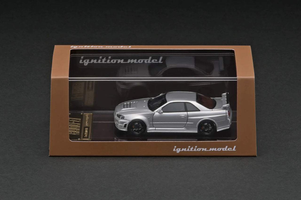 Ignition Model 1:64 Nismo Nissan Skyline R34 GT-R Z Tune Silver IG2936