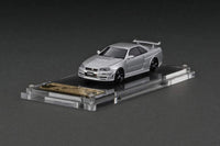 Thumbnail for Ignition Model 1:64 Nismo Nissan Skyline R34 GT-R Z Tune Silver IG2936