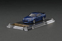 Thumbnail for Ignition Model 1:64 Nismo R34 GT-R Mines Bayside Blue IG2938