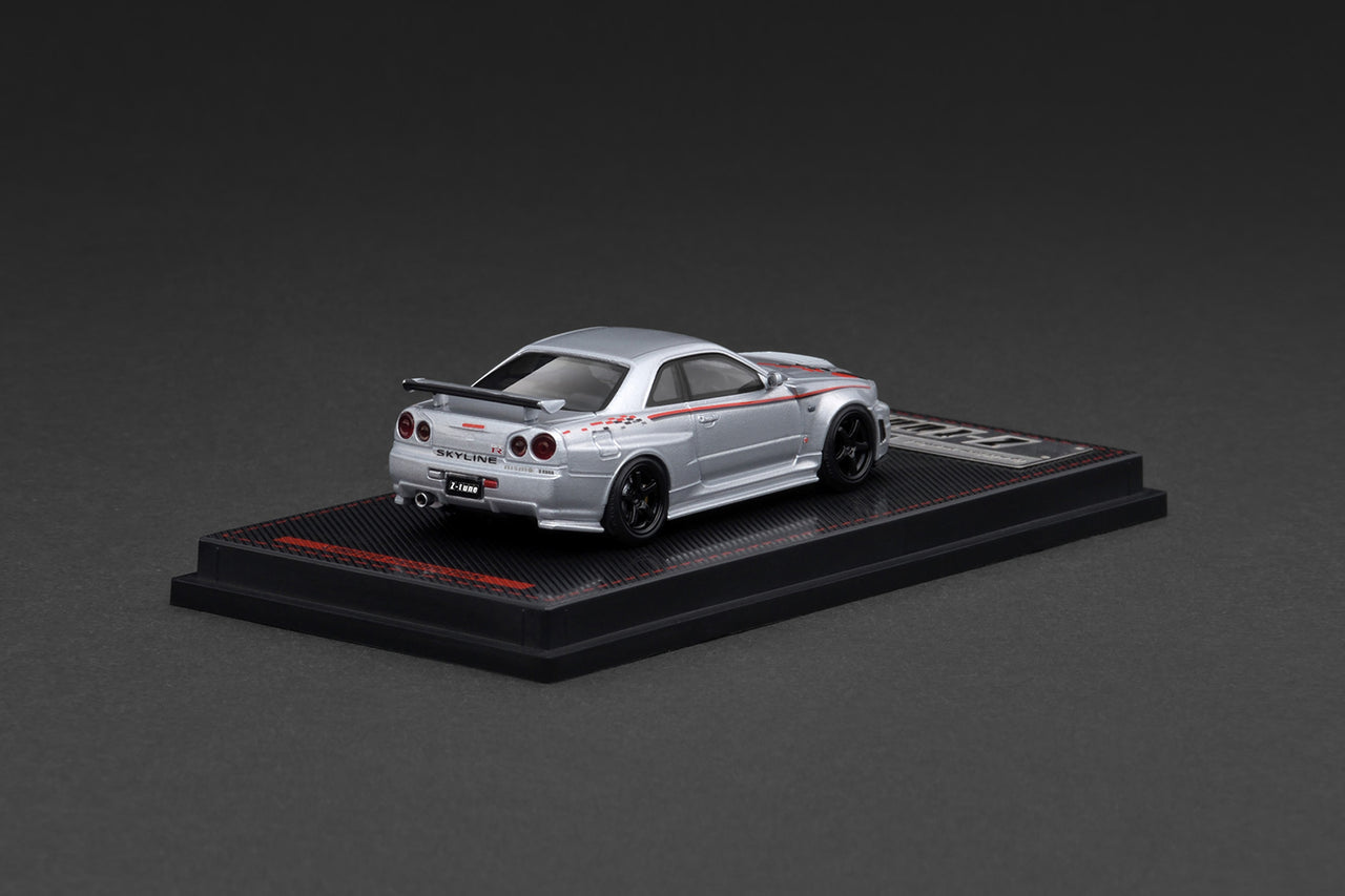 Ignition Model 1:64 Nismo R34 GT-R Z-Tune Silver