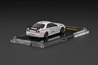 Thumbnail for Ignition Model 1:64 Nissan Skyline R34 GT-R R Tune Mines White IG2722