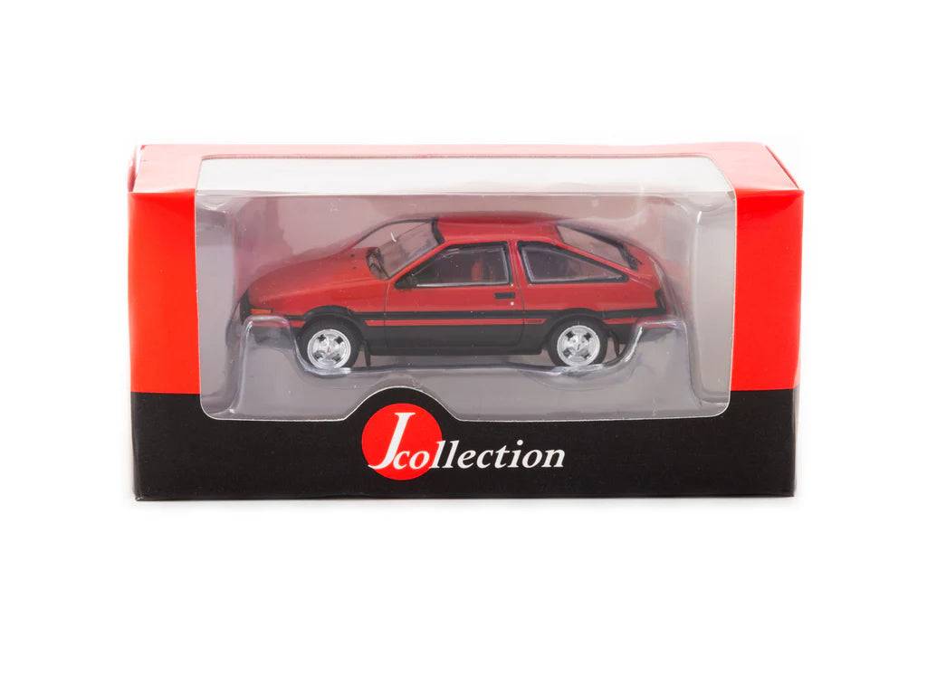 J-Collection 1:64 Toyota Sptrinter Trueno AE86 Red/Black