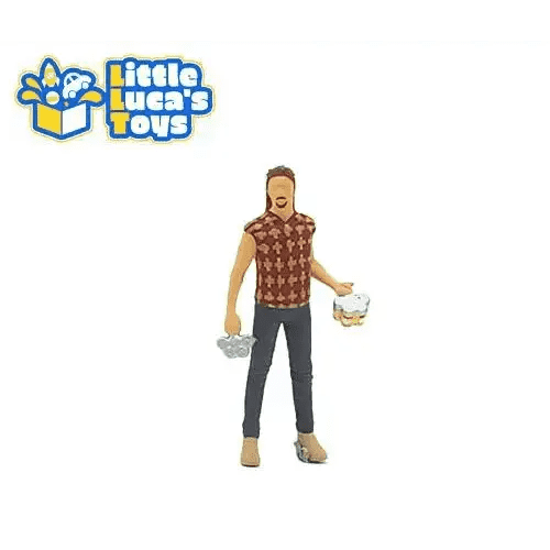 JMG Miniatures x Little Luca's Toys 1:64 Davo "Tru Blu Aussie" Figure