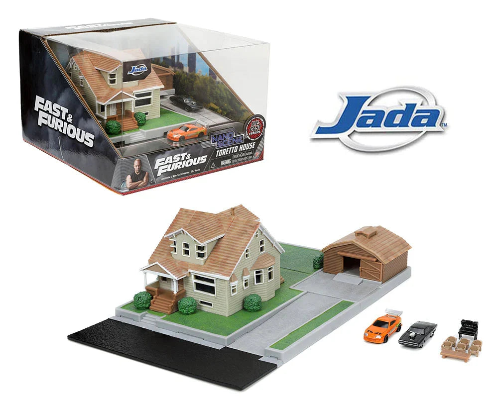 Jada 1:64 Fast & Furious Nano Scene Torretto House