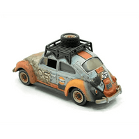 Thumbnail for Johnny Lightning 1:64 1970 Volkswagen Beetle Gulf Weathered w/ Rack