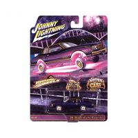 Thumbnail for Johnny Lightning 1:64 Weekend Of Wheels 2023 Exclusive 1978 Chevrolet Monte Carlo Lowrider – Purple