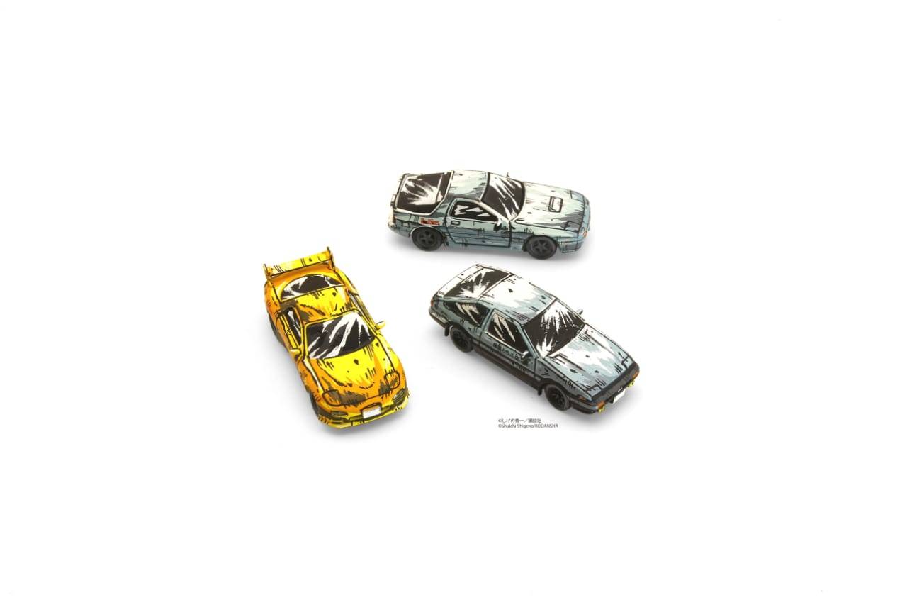 (PRE-ORDER) Kyosho 1:64 Initial D Comic Special Edition Manga Art 3 Cars Set (Pre-Order)