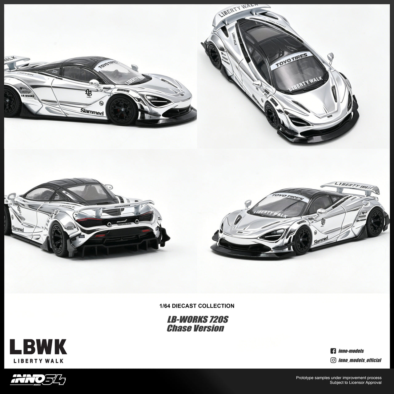 (PRE-ORDER) INNO64 1:64 LIBERTY WALK MCLAREN 720S