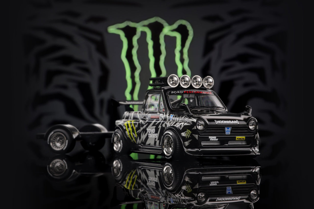 LIBERTY64 1:64 Ken Block Honda Pickup w/Trailer MONSTER ENERGY