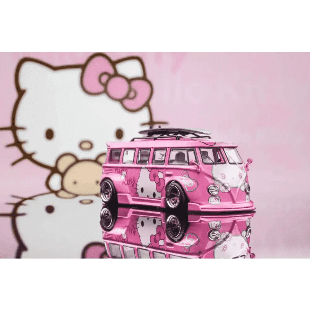 LIBERTY64 1:64 Volkswagen T1 Bus Hello Kitty