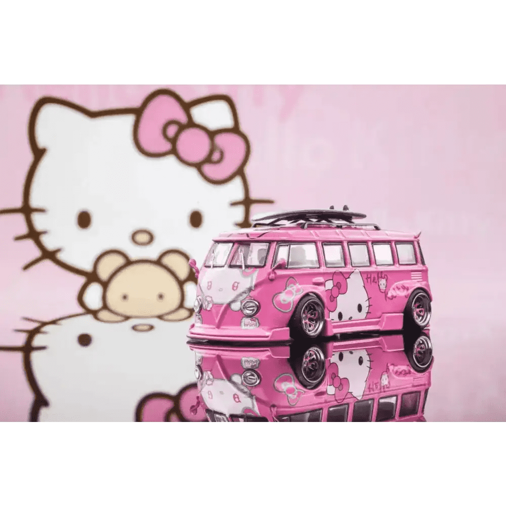 LIBERTY64 1:64 Volkswagen T1 Bus Hello Kitty