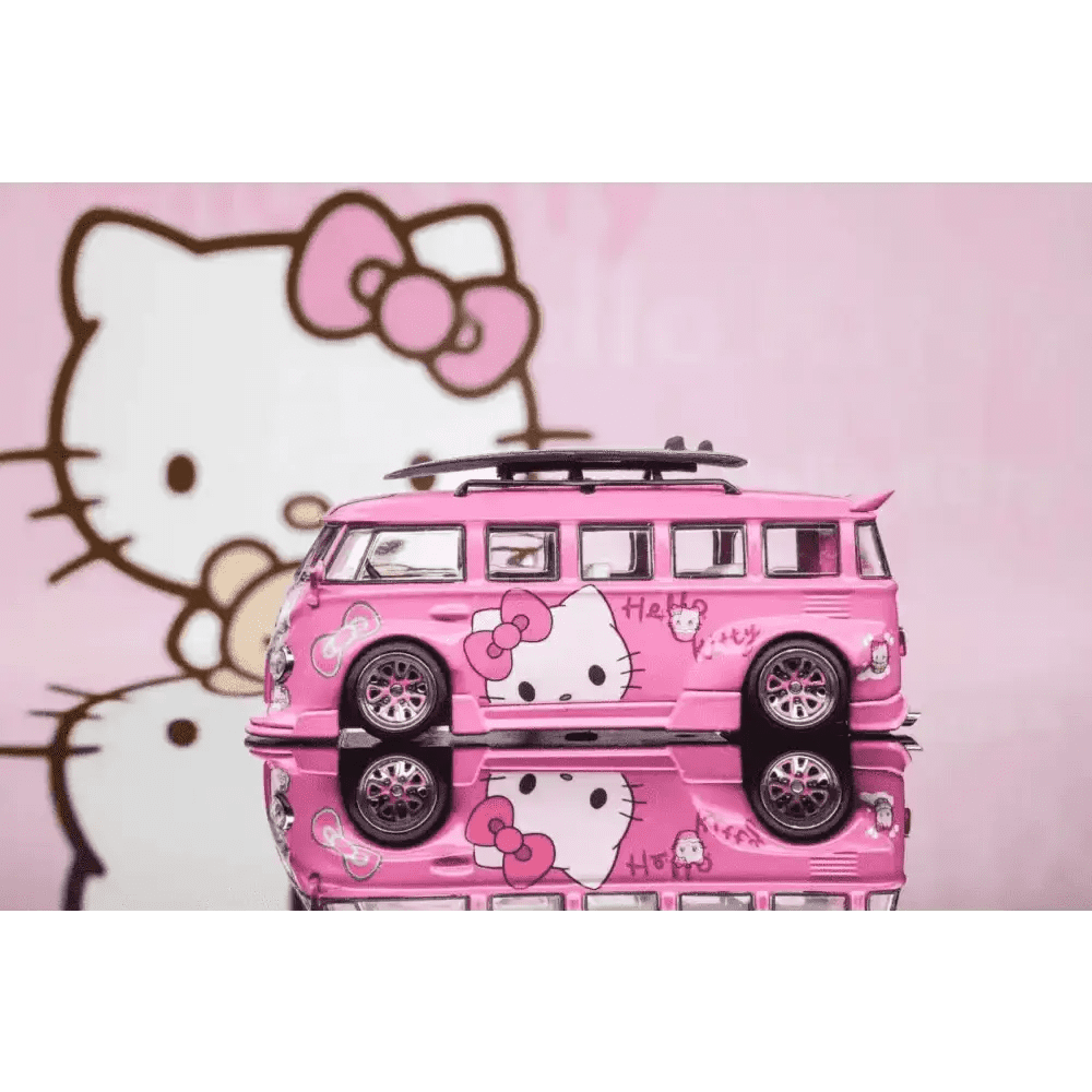 LIBERTY64 1:64 Volkswagen T1 Bus Hello Kitty