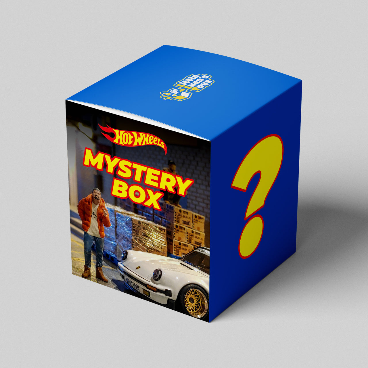 Little Luca's Toys Hot Wheels Premium 1:64 Small Mystery Box CREASED CARDS