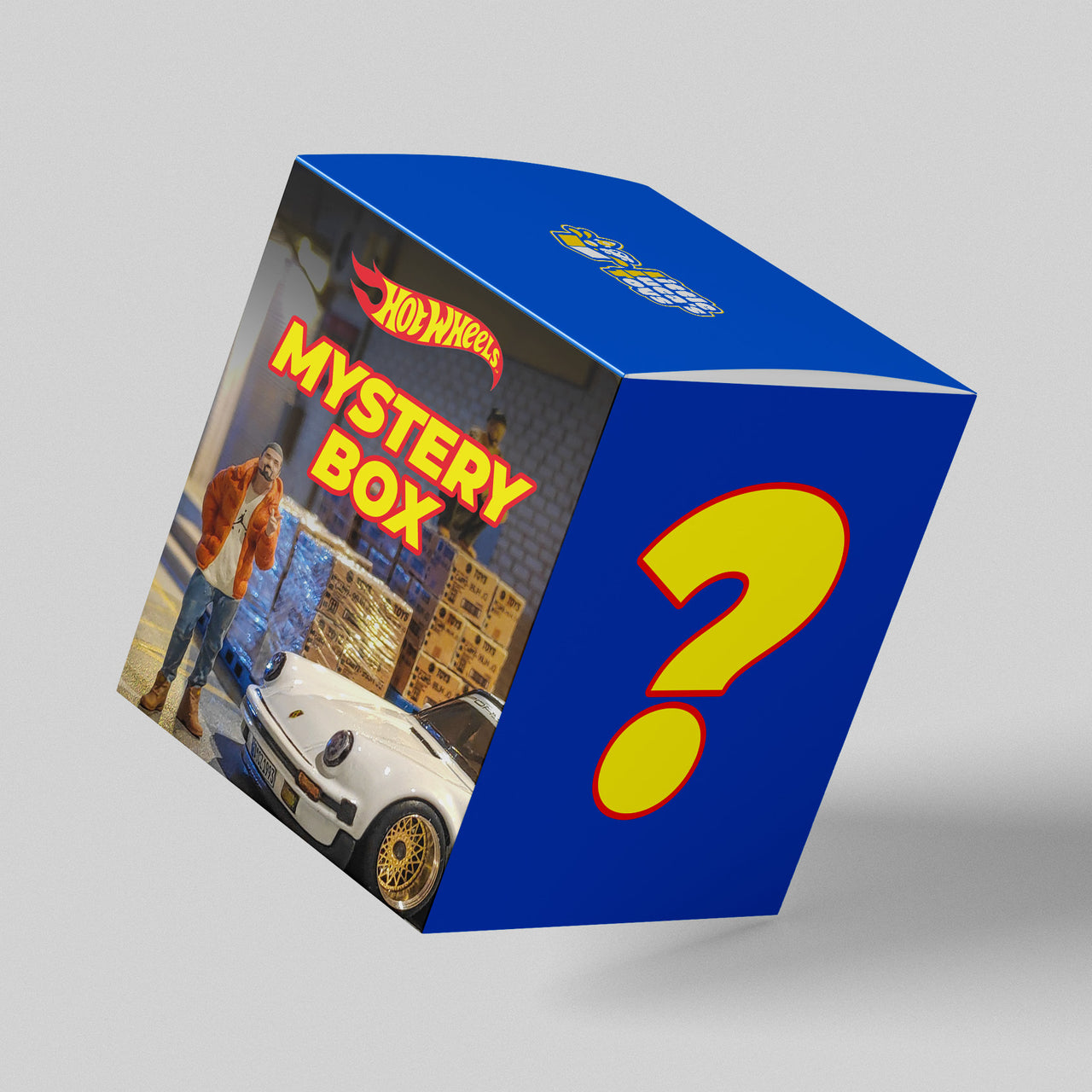 Little Luca's Toys Hot Wheels Premium 1:64 Small Mystery Box CREASED CARDS