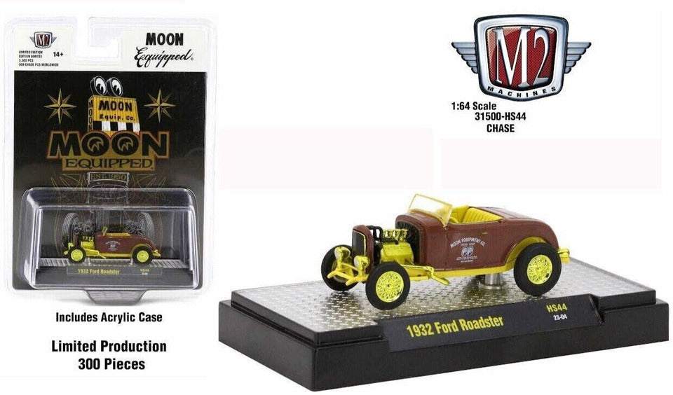 M2 Machines 1:64 Hobby Exclusive 1932 Ford Roadster Mooneyes GOLD CHASE