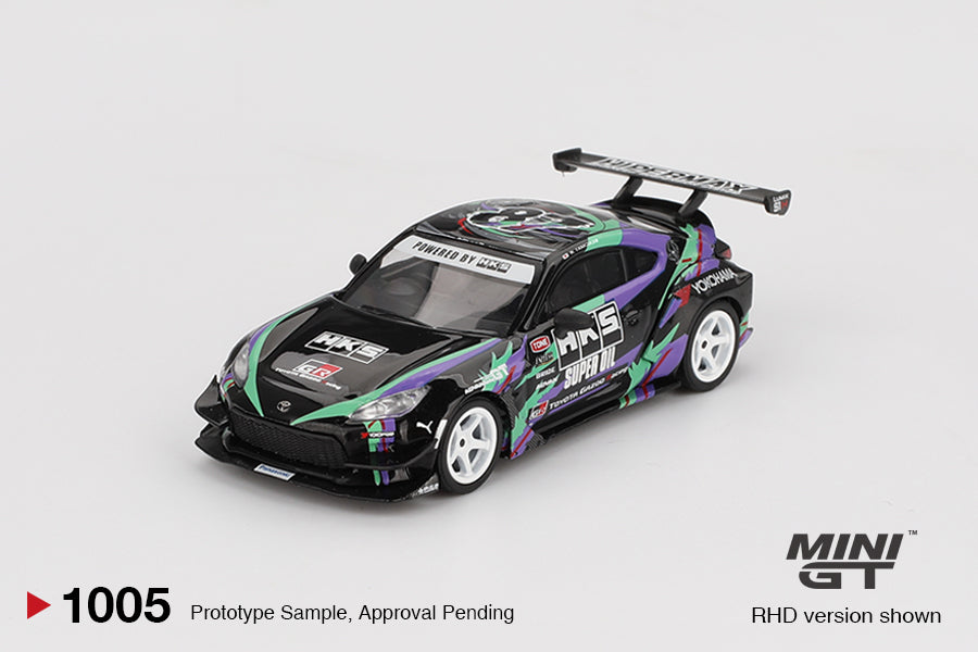 PRE-ORDER Mini GT 1:64 Toyota GR86 HKS TYPE R 2022 Tokyo Auto Salon
