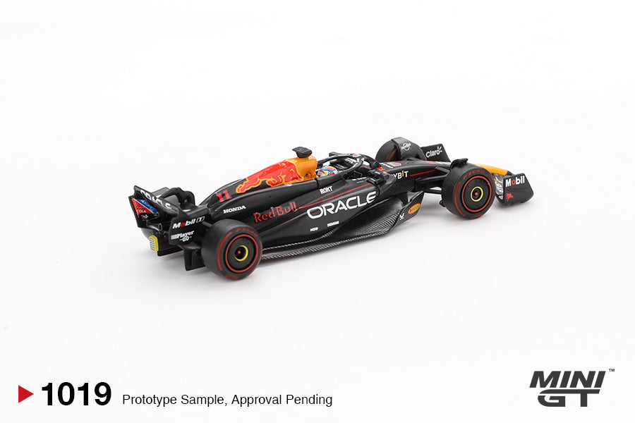 PRE-ORDER Mini GT 1:64Oracle Red Bull Racing RB20 #11 Sergio Pérez 2024 F1 2024 Bahrain GP 2nd Place MGT01019-L