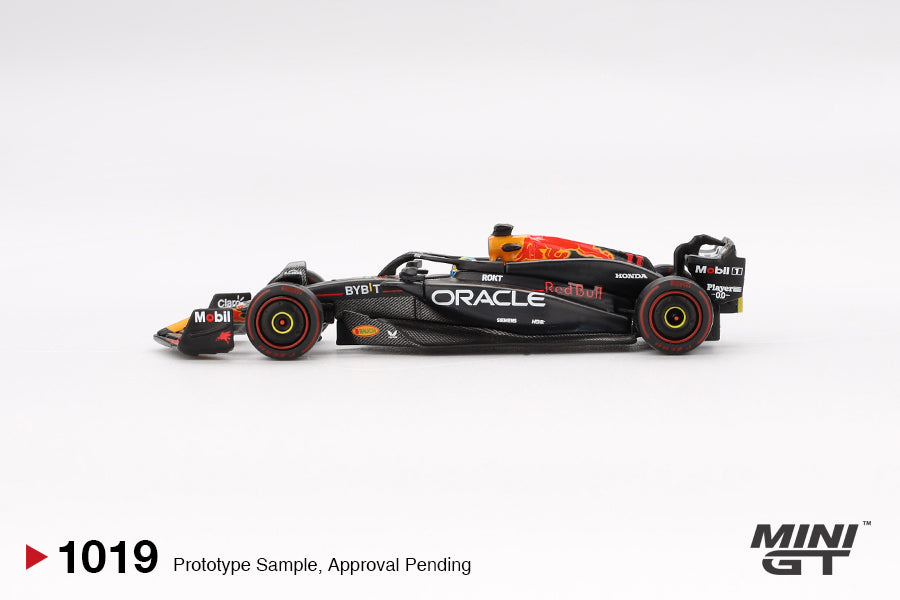 PRE-ORDER Mini GT 1:64Oracle Red Bull Racing RB20 #11 Sergio Pérez 2024 F1 2024 Bahrain GP 2nd Place MGT01019-L
