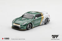 Thumbnail for (PRE-ORDER) Mini GT 1:64 Nissan GT-R (R35) LB★WORKS  Type 1, Custom Ducktail Auto Finesse MGT01093-L