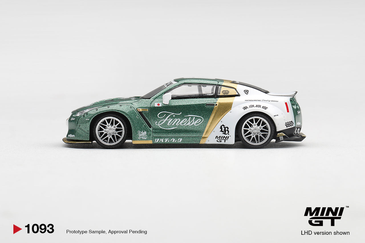 (PRE-ORDER) Mini GT 1:64 Nissan GT-R (R35) LB★WORKS  Type 1, Custom Ducktail Auto Finesse MGT01093-L