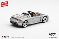 Thumbnail for (PRE-ORDER) MINI GT 1:64 Porsche Carrera GT Silver MGT01236-L *NEW TOOLING*