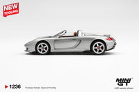Thumbnail for (PRE-ORDER) MINI GT 1:64 Porsche Carrera GT Silver MGT01236-L *NEW TOOLING*