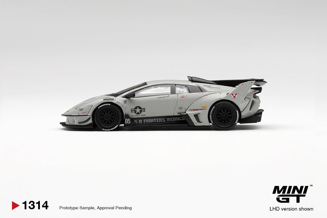 (PRE-ORDER) Mini GT 1:64 Lamborghini LB-Silhouette WORKS MURCIELAGO GT Evo Fighter MGT01314-L