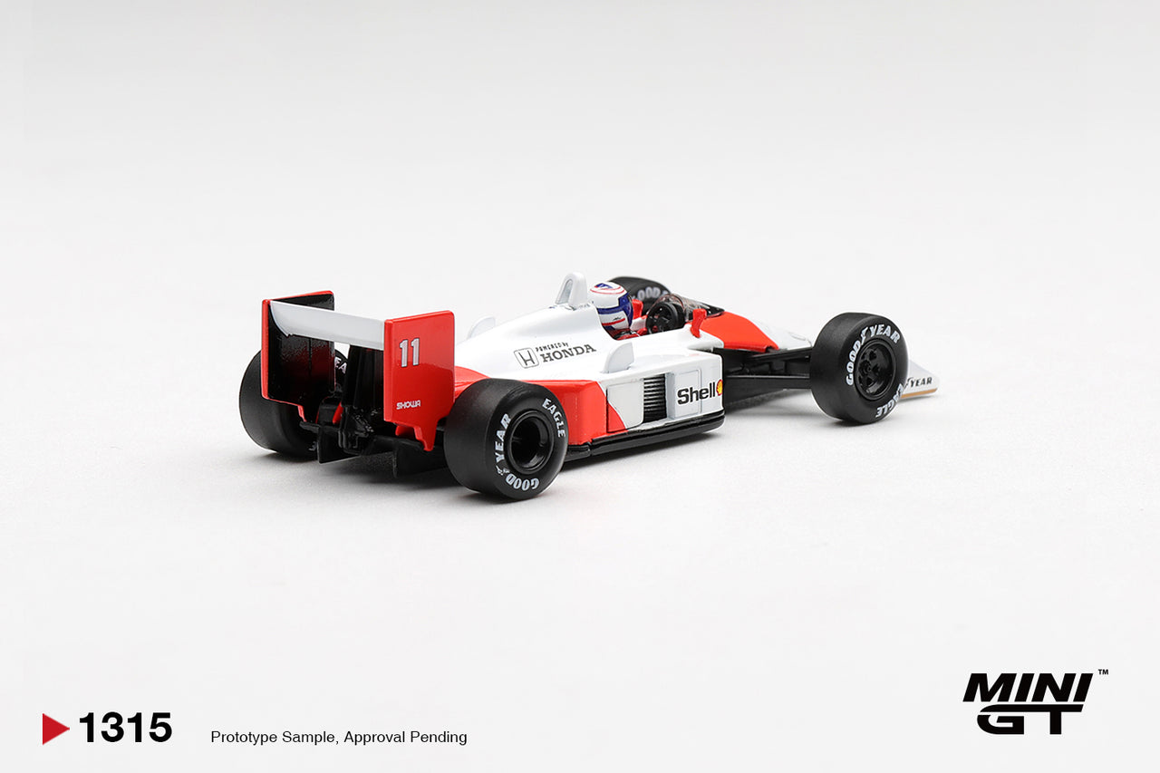 (PRE-ORDER) MINI GT 1:64 McLaren MP4/4 #11 Alain Prost 1988 Canadian Grand Prix 2nd Place MGT01315-L