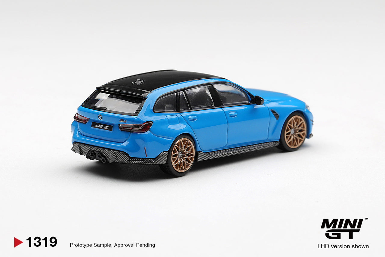(PRE-ORDER) Mini GT 1:64 BMW M3 M Performance Touring Riviera Blue MGT01319-R