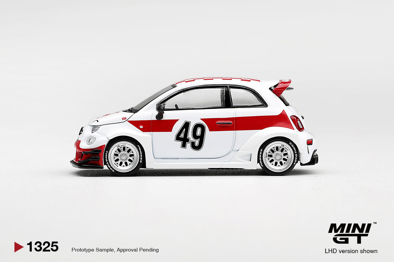 (PRE-ORDER) MINI GT 1:64 Abarth 595 LB-WORKS x Abas Works 1000 TC Tribute MGT01325-R