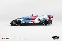 Thumbnail for (PRE-ORDER) Mini GT 1:64 BMW M Hybrid V8 GTP #24 BMW M Team RLL 2024 IMSA Daytona 24 Hrs MGT01326-L