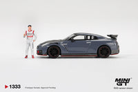 Thumbnail for (PRE-ORDER) Mini GT 1:64 Nissan GT-R Nismo 2024 Tsukuba Production Car Lap Record W/ Matsuda Figure Tsugio Matsuda Collection MGT01333-R