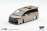 Thumbnail for (PRE-ORDER) Mini GT 1:64 Toyota Vellfire 40 KUHL Gold Metallic MGT01335-R