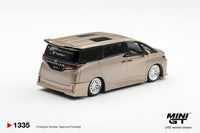 Thumbnail for (PRE-ORDER) Mini GT 1:64 Toyota Vellfire 40 KUHL Gold Metallic MGT01335-R