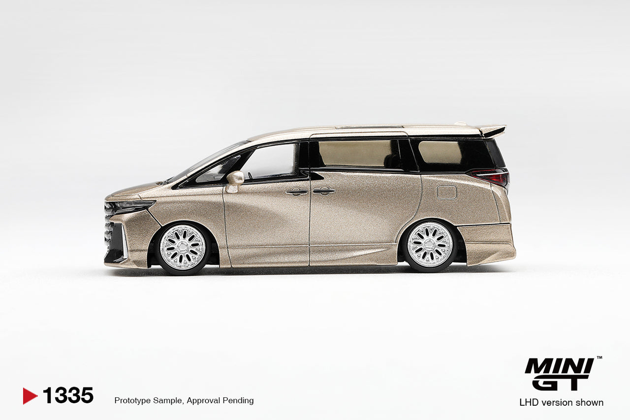 (PRE-ORDER) Mini GT 1:64 Toyota Vellfire 40 KUHL Gold Metallic MGT01335-R