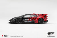 Thumbnail for (PRE-ORDER) Mini GT 1:64 Lamborghini LB-Silhouette WORKS MURCIELAGO GT Evo Advan MGT01337-R