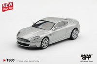 Thumbnail for (PRE-ORDER) MINI GT 1:64 Aston Martin DBS 2008 Lightning Silver MGT01360-R