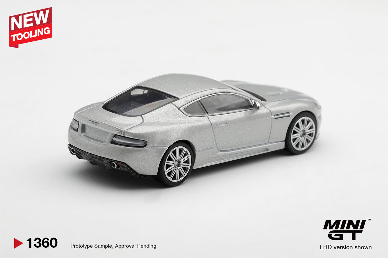 (PRE-ORDER) MINI GT 1:64 Aston Martin DBS 2008 Lightning Silver MGT01360-R