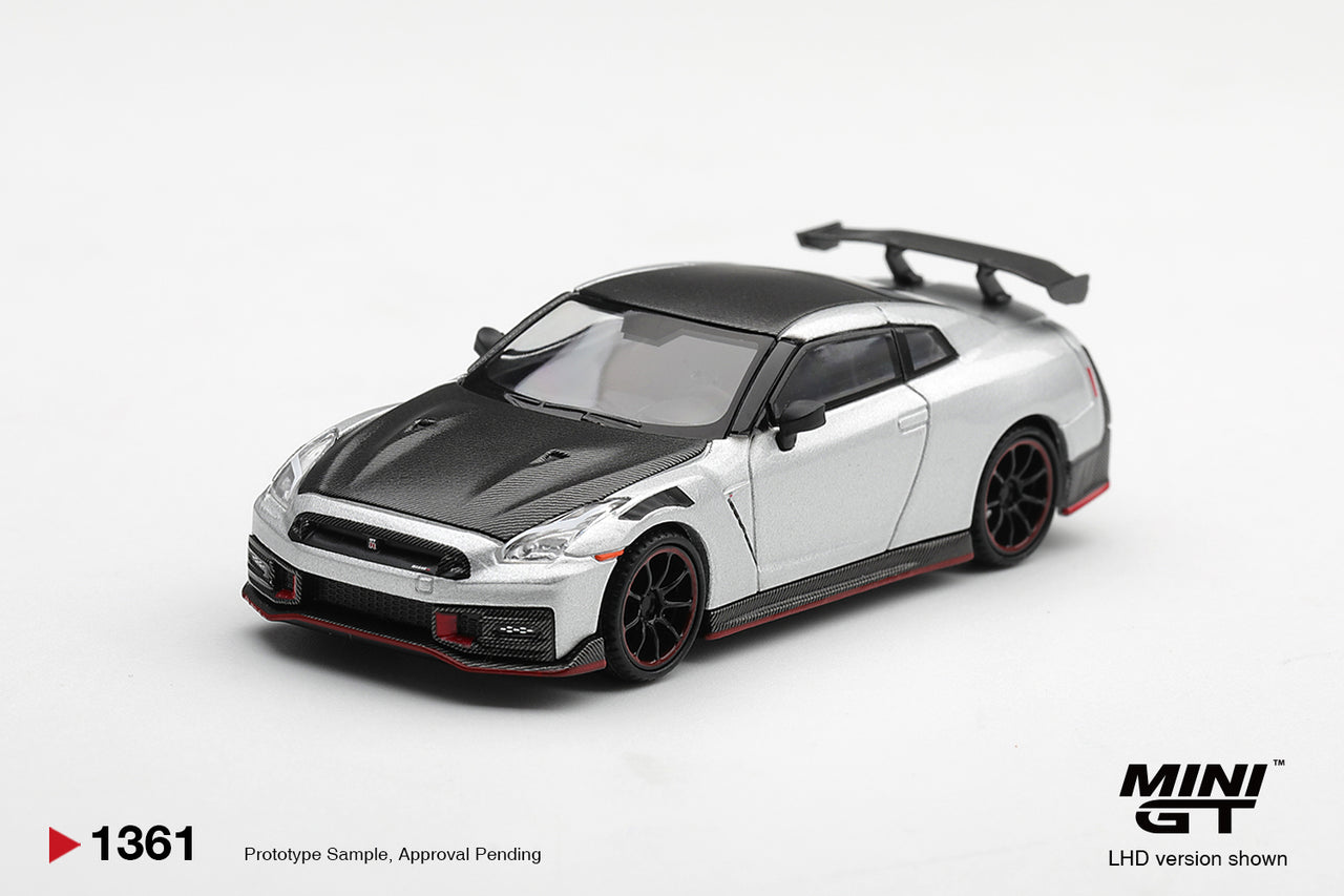 (PRE-ORDER) Mini GT 1:64 Nissan GT-R NISMO 2024 Silver MGT01361-R