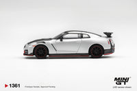 Thumbnail for (PRE-ORDER) Mini GT 1:64 Nissan GT-R NISMO 2024 Silver MGT01361-R