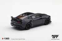 Thumbnail for (PRE-ORDER) Mini GT 1:64 Ford Mustang Dark Horse Blue Ember MGT01363-R