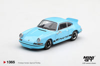 Thumbnail for (PRE-ORDER) Mini GT 1:64 Porsche 911 Carrera RS 2.7 Gulf Blue with Black Livery MGT01365-R
