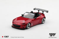 Thumbnail for (PRE-ORDER) Mini GT 1:64 Mazda Miata MX-5 (ND) Pandem Kodo Red MGT01367-R