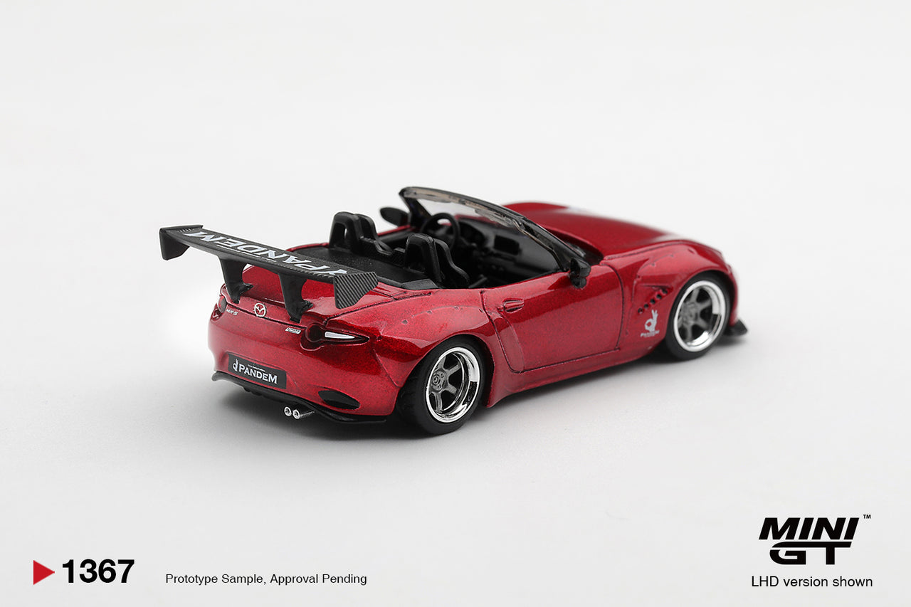 (PRE-ORDER) Mini GT 1:64 Mazda Miata MX-5 (ND) Pandem Kodo Red MGT01367-R