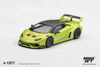 Thumbnail for (PRE-ORDER) Mini GT 1:64 Lamborghini Huracán LB★WORKS Lime Metallic MGT01377-R